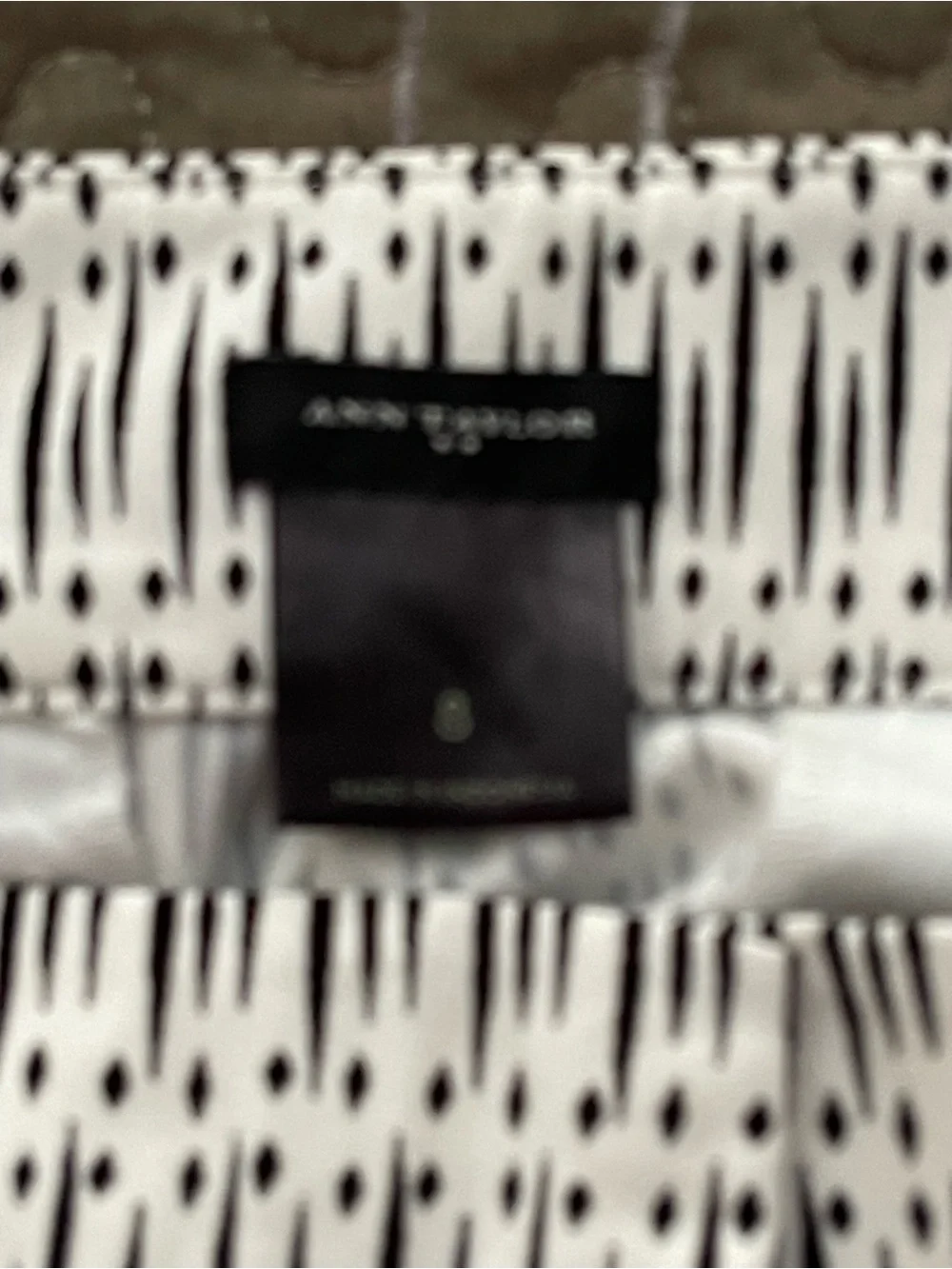 LOFT White High-Rise Jeans and white with black detail shorts. - Picture 7 of 7